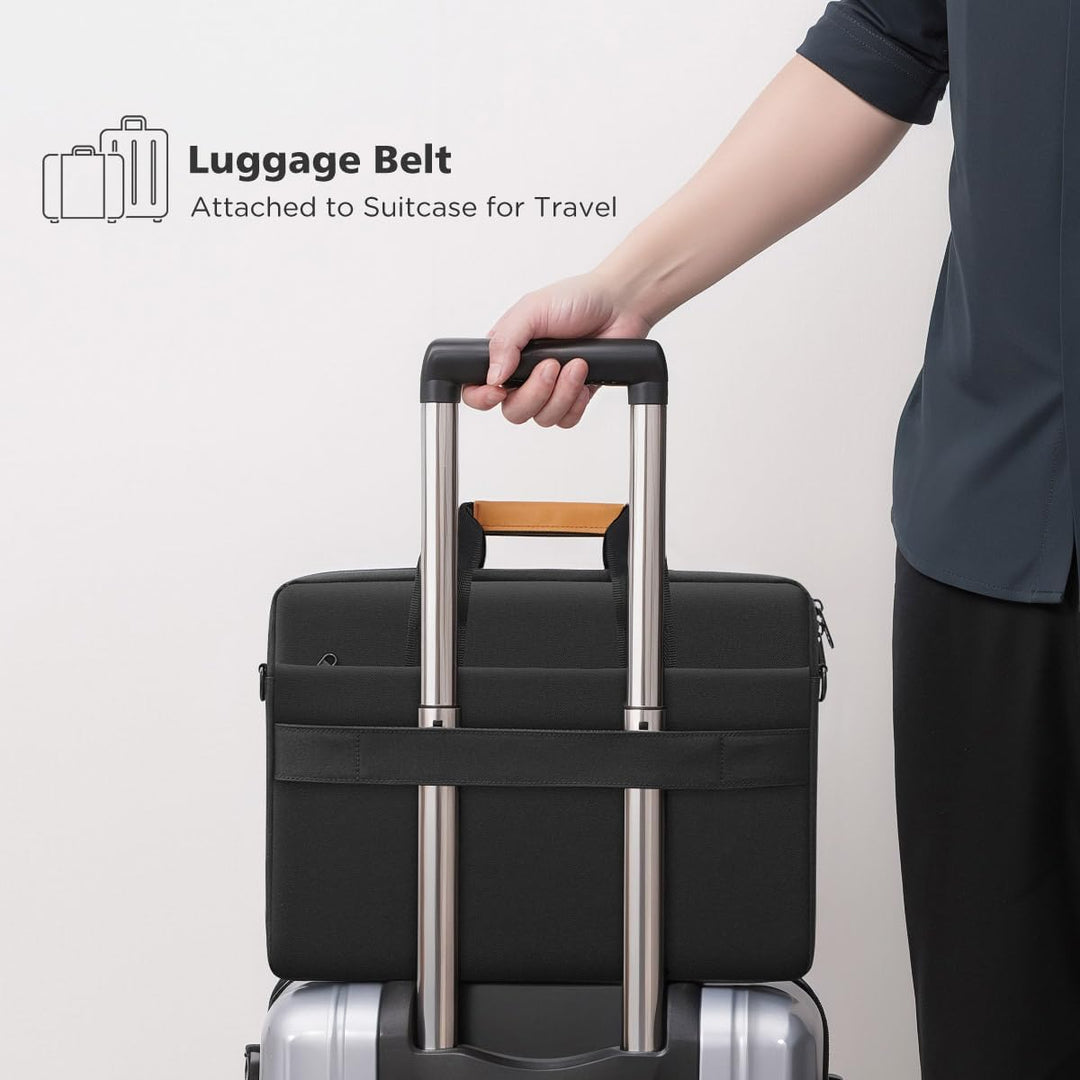 Computer accessory: water-resistant laptop shoulder bag, 360° protective, buy one get one.
