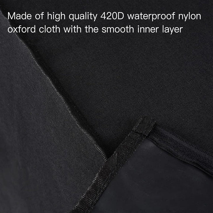 A pair of black, zippered, waterproof computer tower covers, highlighting the value of the 2-for-1 offer.
