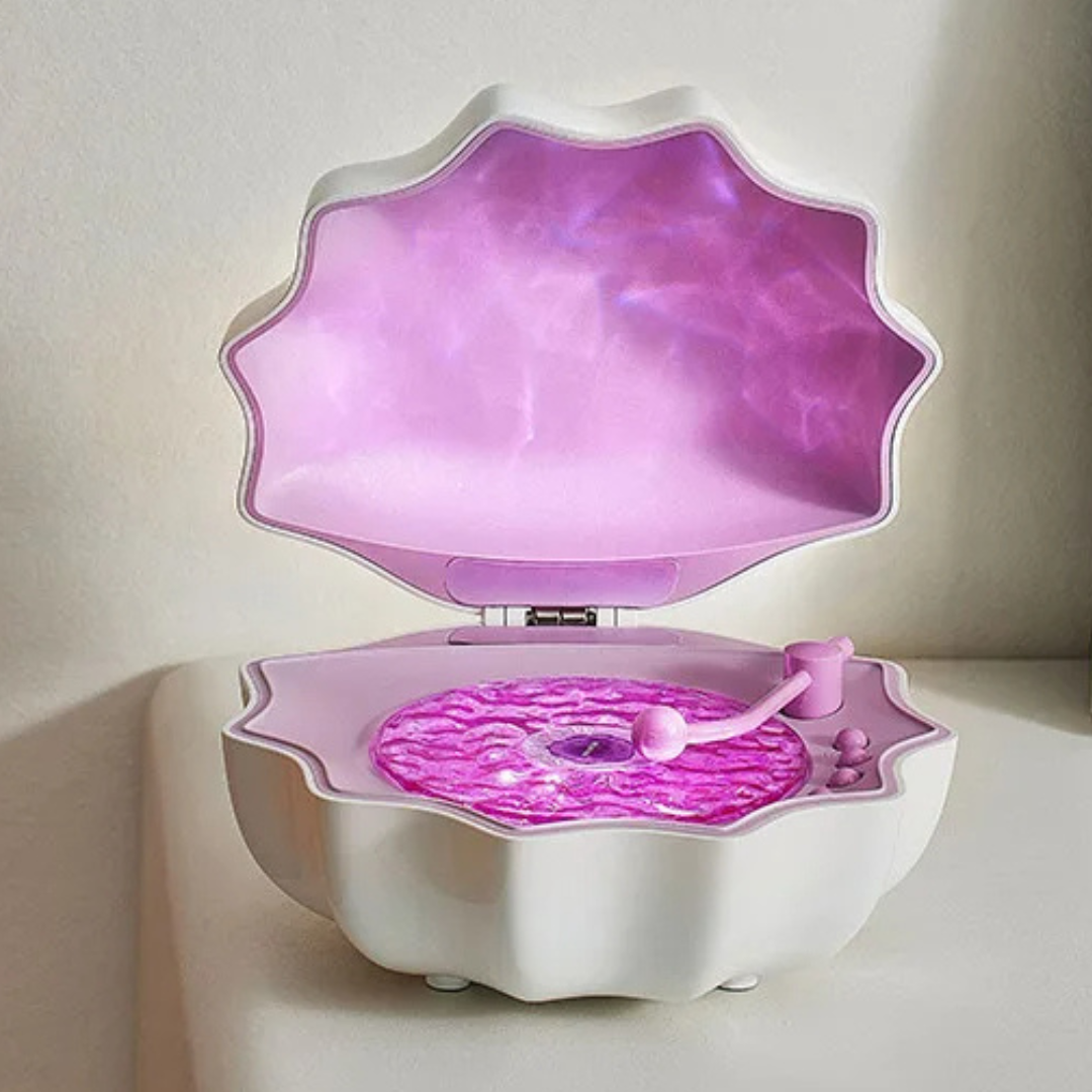 WaveGlow ambient Bluetooth speaker, creating a calming home atmosphere with its unique LED wave light & sound.
