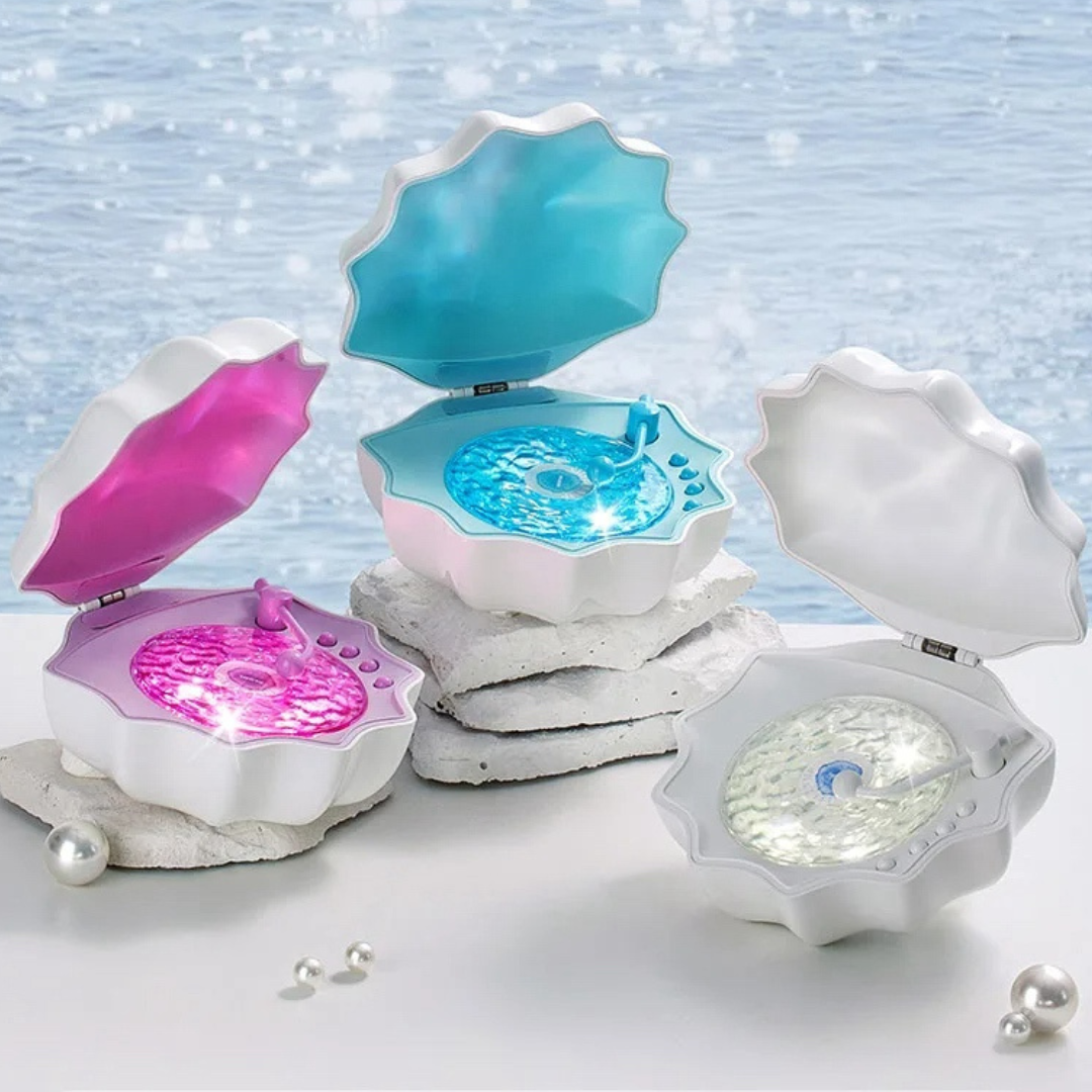 Portable WaveGlow Bluetooth speaker, perfect for relaxation with its soothing wave light and crisp music.