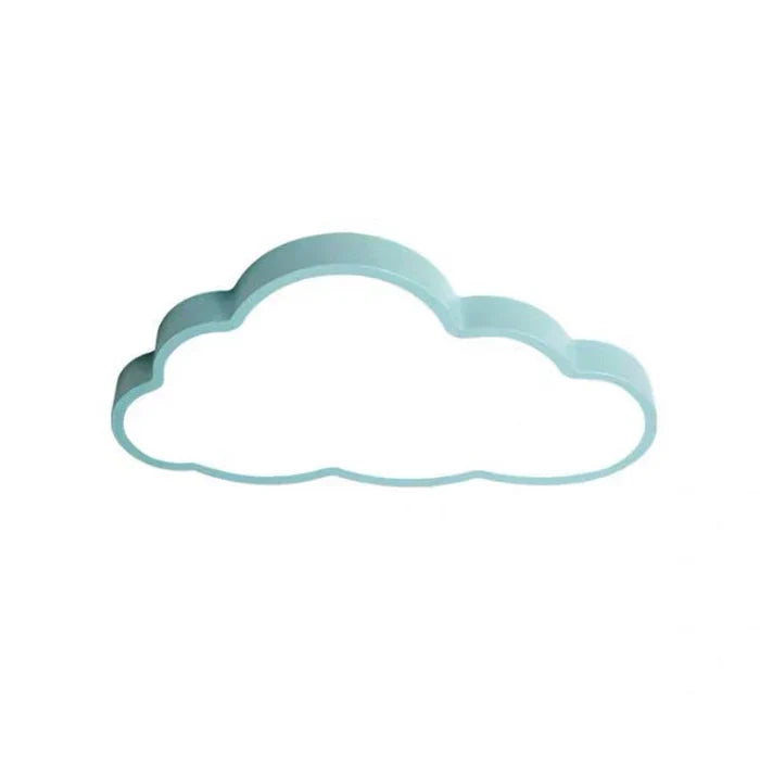 White cloud LED light, ideal for children's bedroom decor, providing a cozy and playful ambiance.