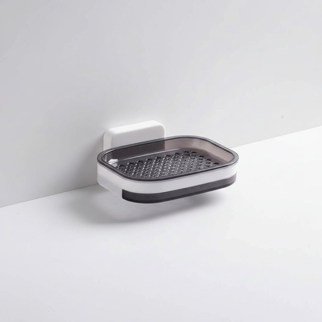 Home essential: Wall mounted ABS soap holder with minimalist design for any bathroom