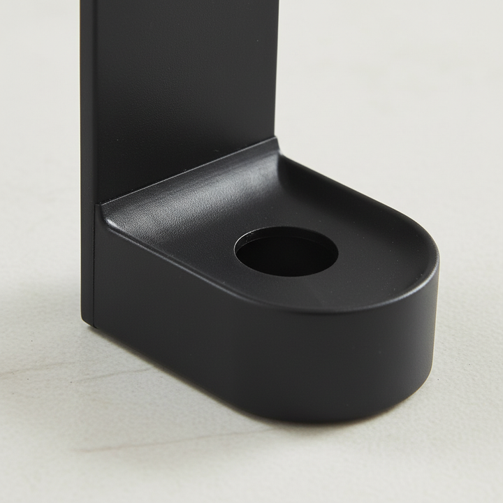 HygienStay adhesive toothbrush holder, wall mounted, organizing brushes for optimal hygiene in any bathroom.
