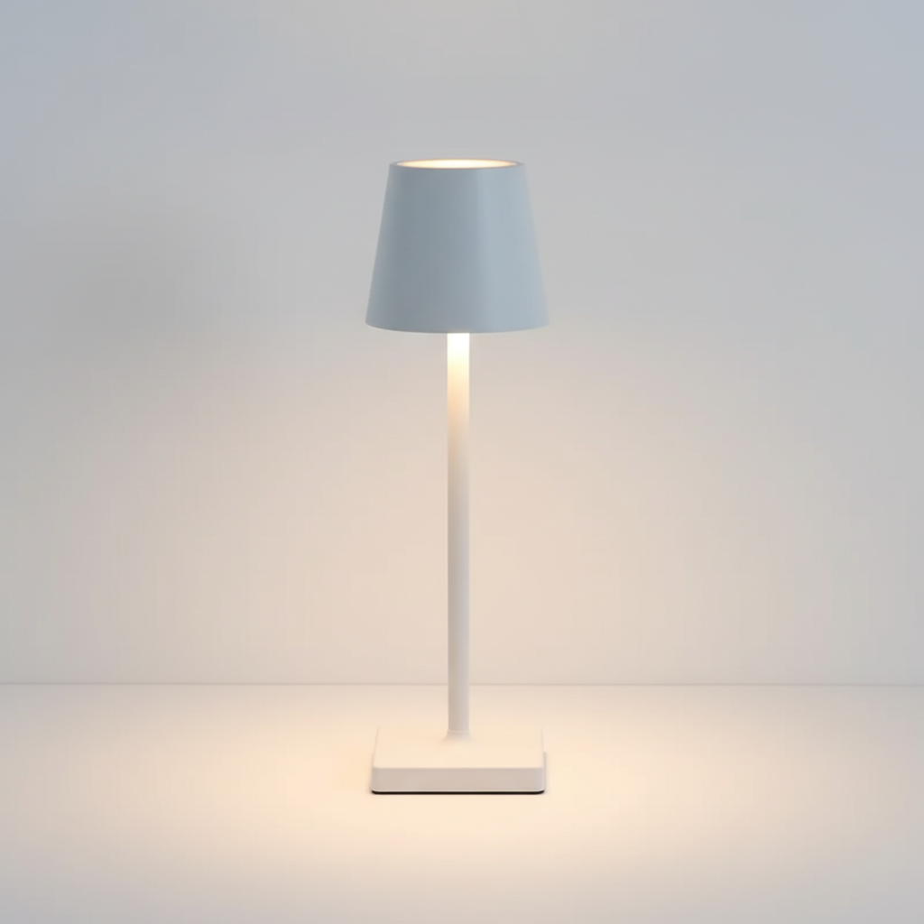 Portable LED Table Lamp, cordless and dimmable, perfect for indoor and outdoor Scandinavian design