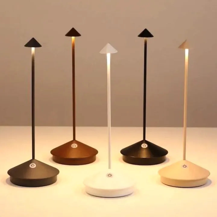 Rechargeable LED lamp, perfect for portable dimmable ambient lighting in any space