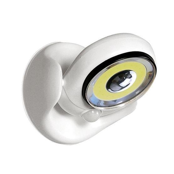 Compact wireless LED motion sensor light. Ideal for doorways, hallways, or garden security.