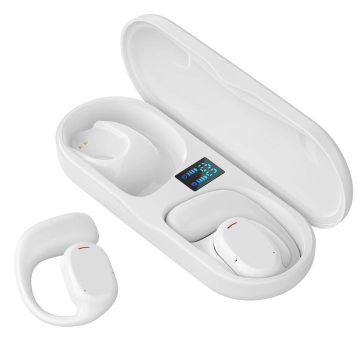 Wireless open-ear earbuds, AirBeat Flex, for active lifestyles. Bluetooth sport headphones with a comfort fit.