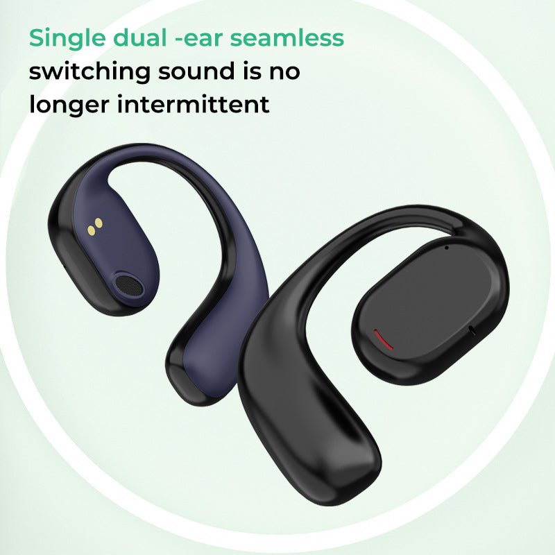 Sweatproof Bluetooth wireless open-ear sport headphones. Comfort fit for active users & intense workouts.