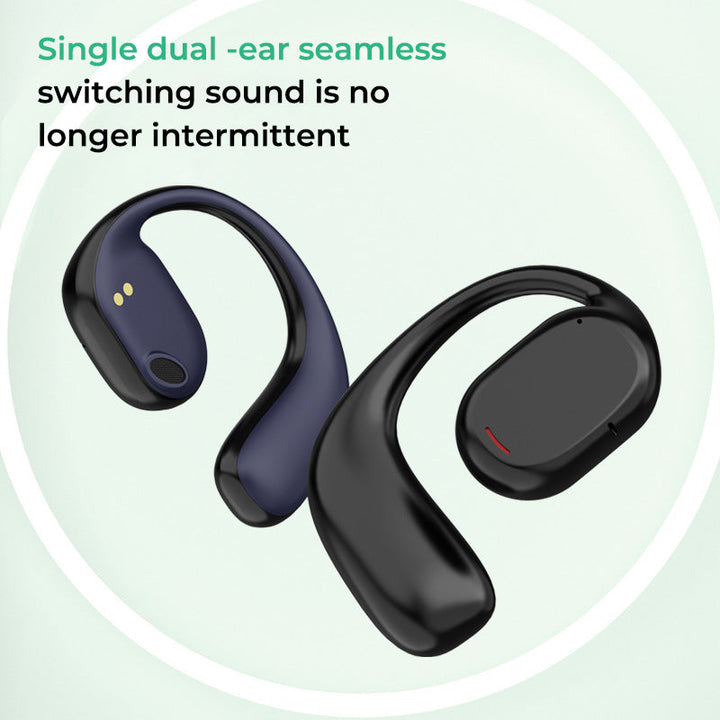 Sweatproof Bluetooth wireless open-ear sport headphones. Comfort fit for active users & intense workouts.