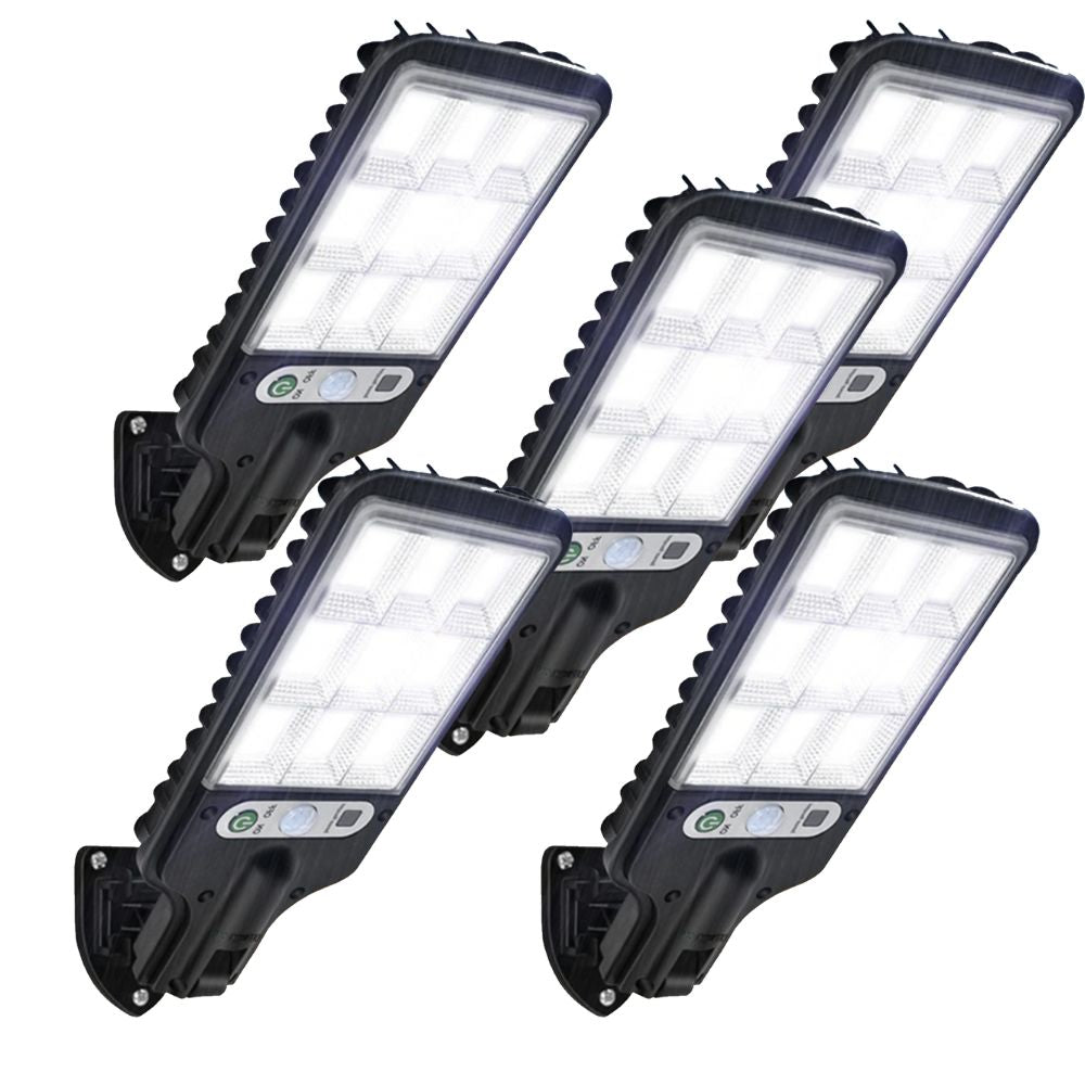 Wireless outdoor solar LED motion sensor light for home security. Weatherproof & energy-efficient for garden/driveway.