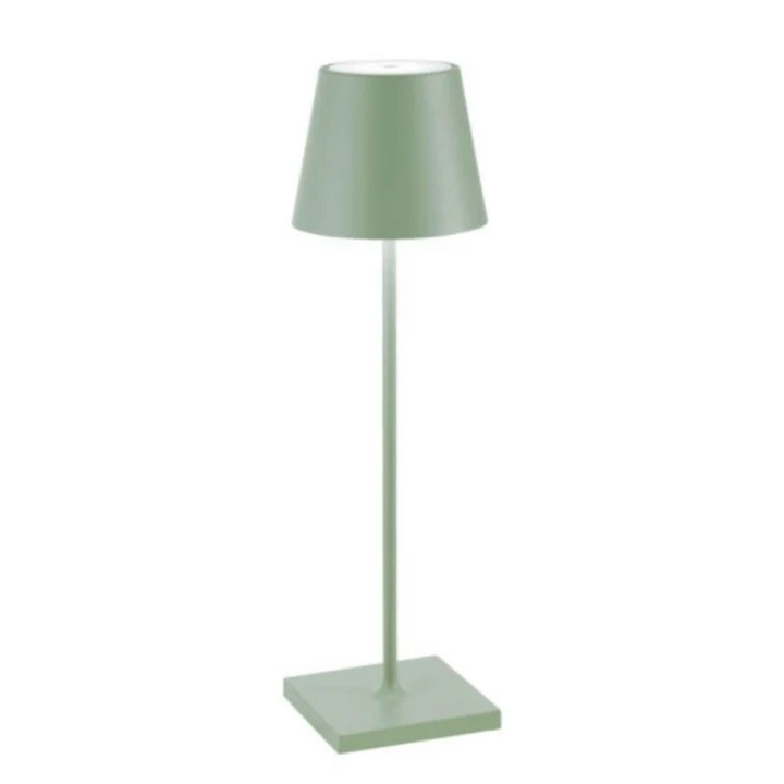 Portable LED table lamp, LumiFlex, designed for modern home decor and convenient mood lighting.