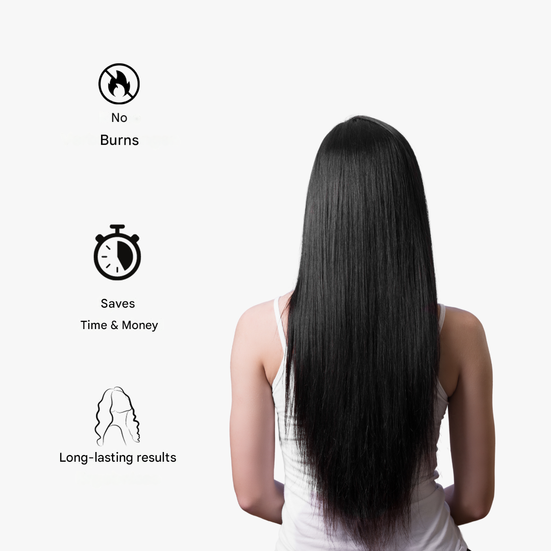 Versatile 5-in-1 hair styler for women. Air dryer, curling tool, straightening brush, and volumizer for healthy results.