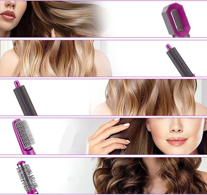Aurevia 5-in-1 hot air brush for women, ideal for quick drying and adding incredible volume and style.
