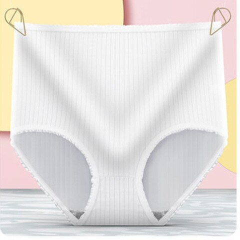 Soft, high-waisted leakproof underwear for women. 8-pack ensures comfort and discreet protection for periods.