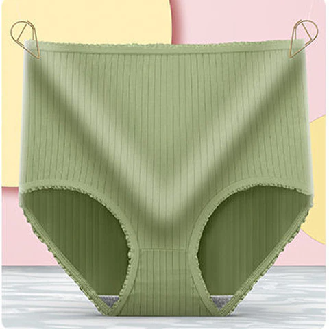 High-waisted leakproof underwear (8-pack) for women. Discreet incontinence protection and comfortable fit.