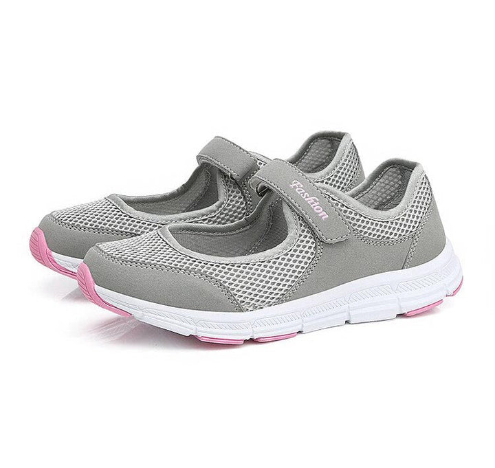 AirFlow breathable women's slip-ons. Lightweight, easy wear mesh shoes ideal for casual everyday comfort.
