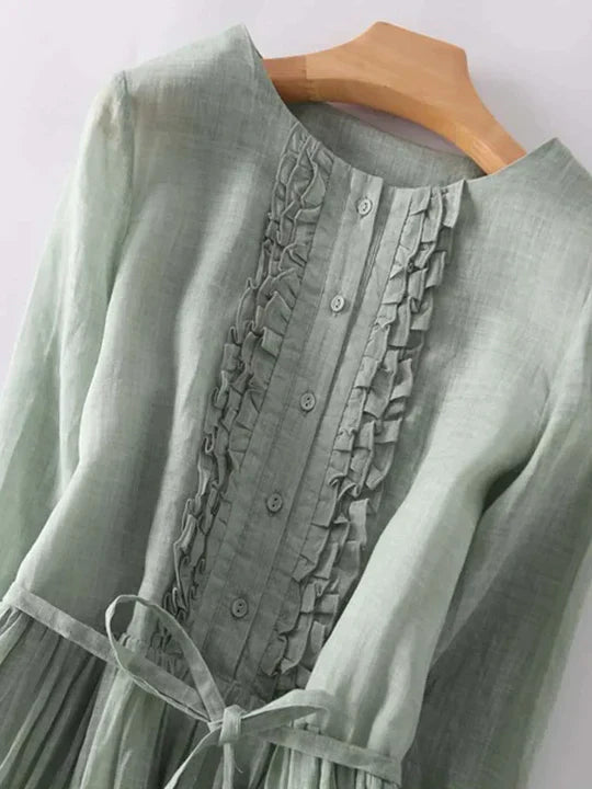 Women's airy loose fit short sleeve summer dress, designed for ultimate comfort and everyday style.