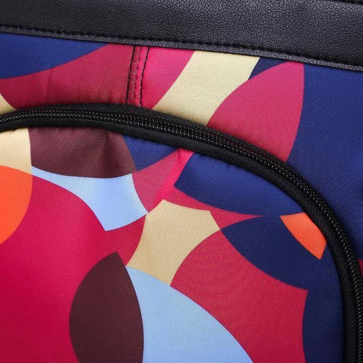 Travel-friendly women's anti-theft backpack, water-resistant, secure compartments for essentials.