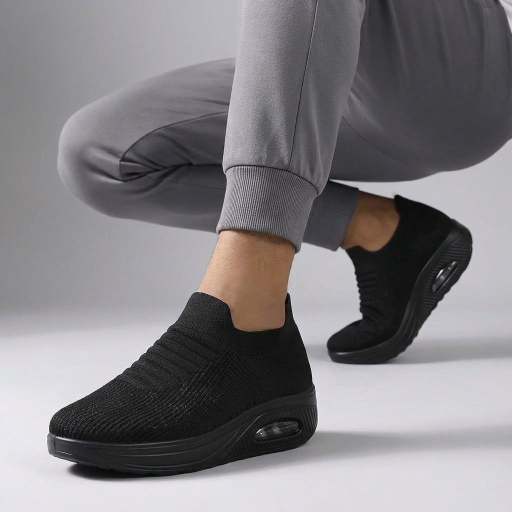 Women's slip-on wedge sneakers, Felicia model, in a stylish and practical design.