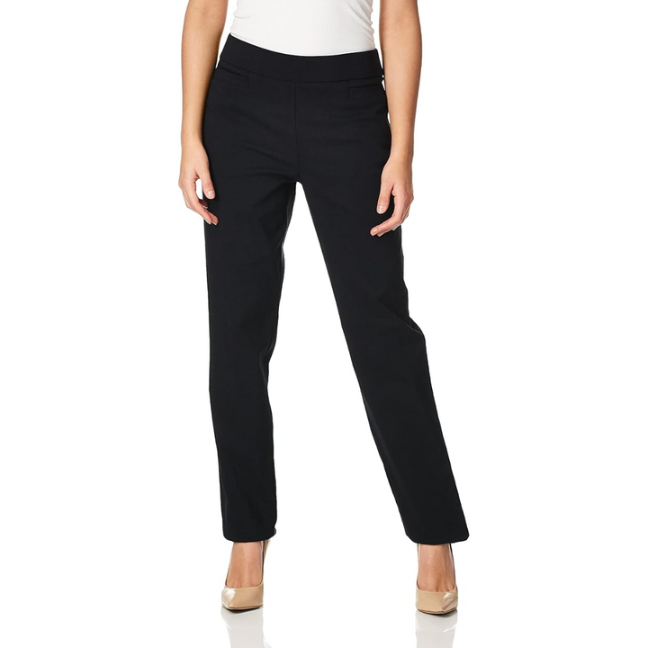 Ilona women's super stretch formal pants with discreet welt pockets, a must-have for career wardrobes.