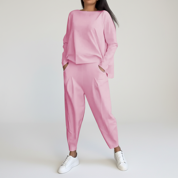 Versatile women's 2-piece leisure set, casual outfit in a comfortable, relaxed fit