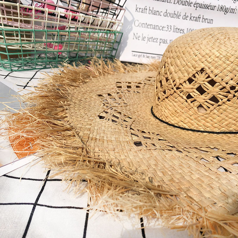 Celine women's straw floppy Panama hat, a chic summer accessory for sun protection and vacation.