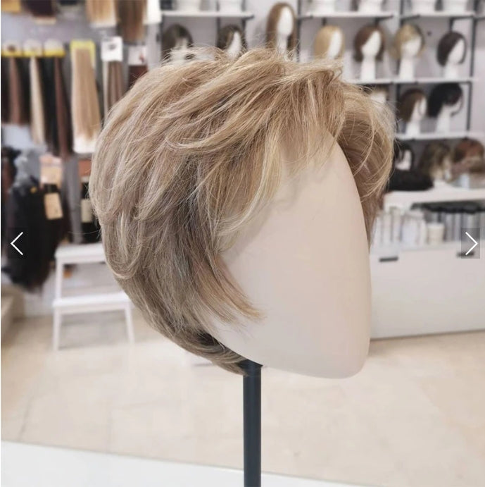 Premium synthetic clip-in hair extensions for women, designed for instant volume and a seamless blend.