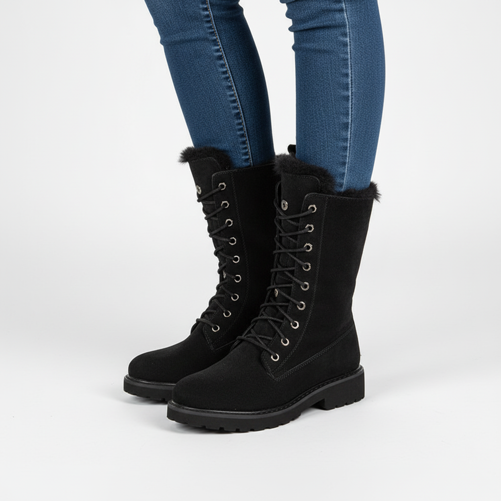 Alicia women's comfortable mid-calf boots, designed for all-day style and versatile fall/winter fashion.