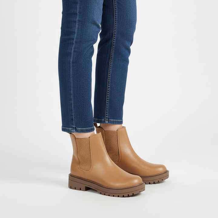 Versatile women's Chelsea ankle boots, classic design for everyday and fashion outfits