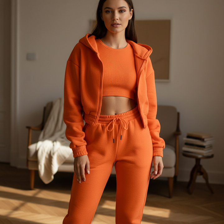 Women's comfortable loose-fit casual jumpsuit in soft cotton for relaxed loungewear.