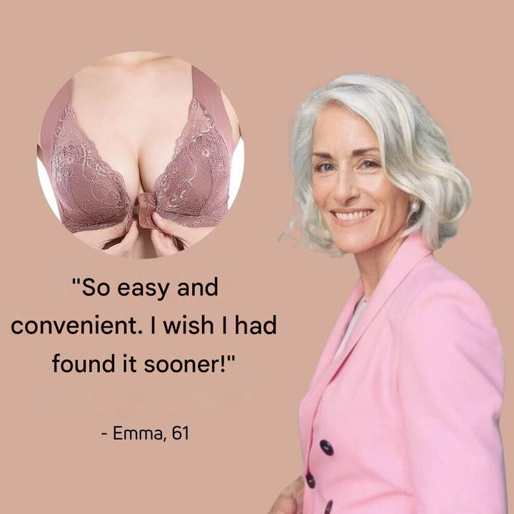 Wireless comfort bra for women, designed for lift, support, and all-day wear.