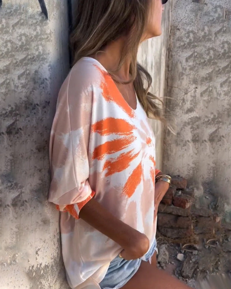Flattering fit women's round neck basic top, soft and easy care, ideal for casual everyday fashion.