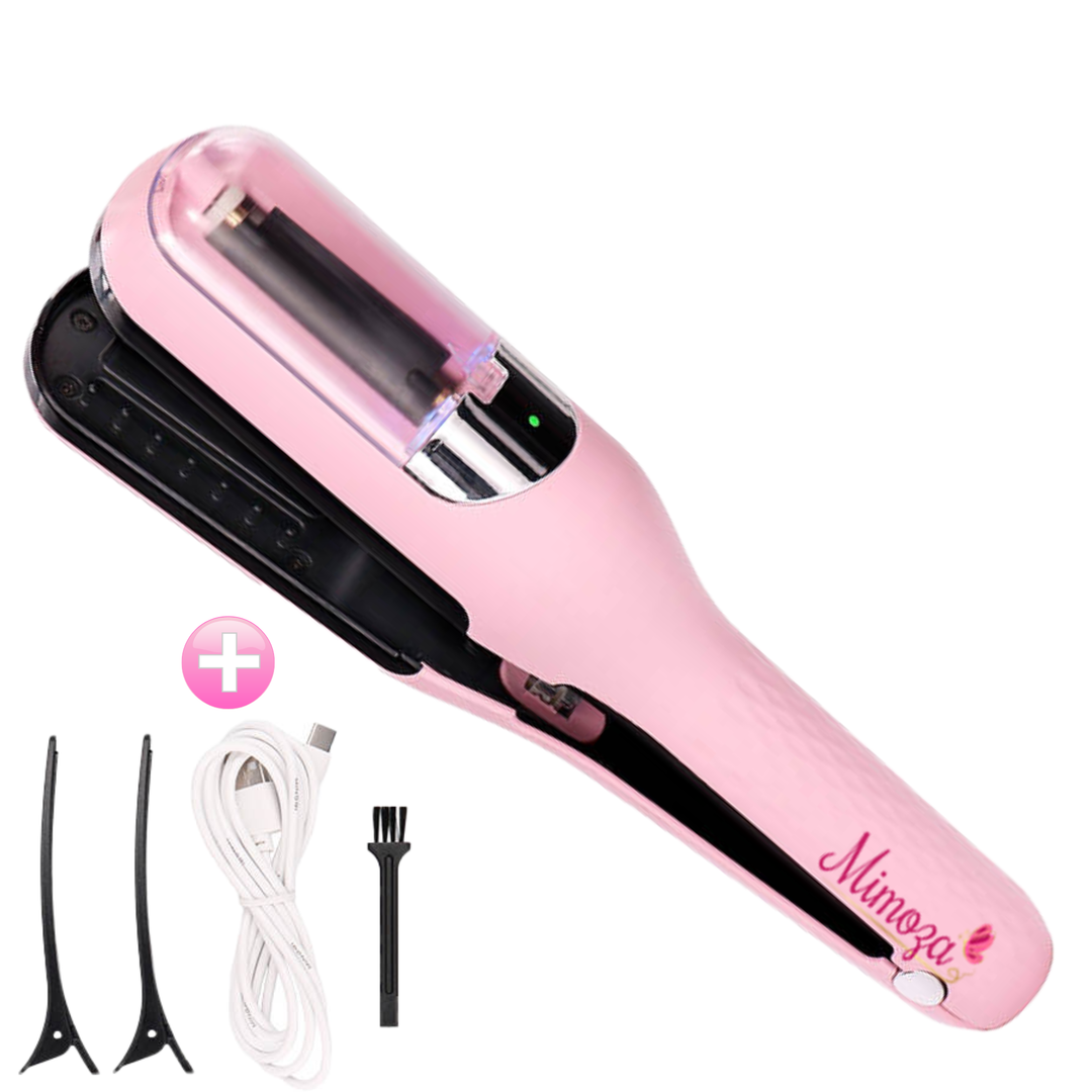 Women's corded split ends trimmer for healthy hair, precise hair repair and maintenance beauty tool.
