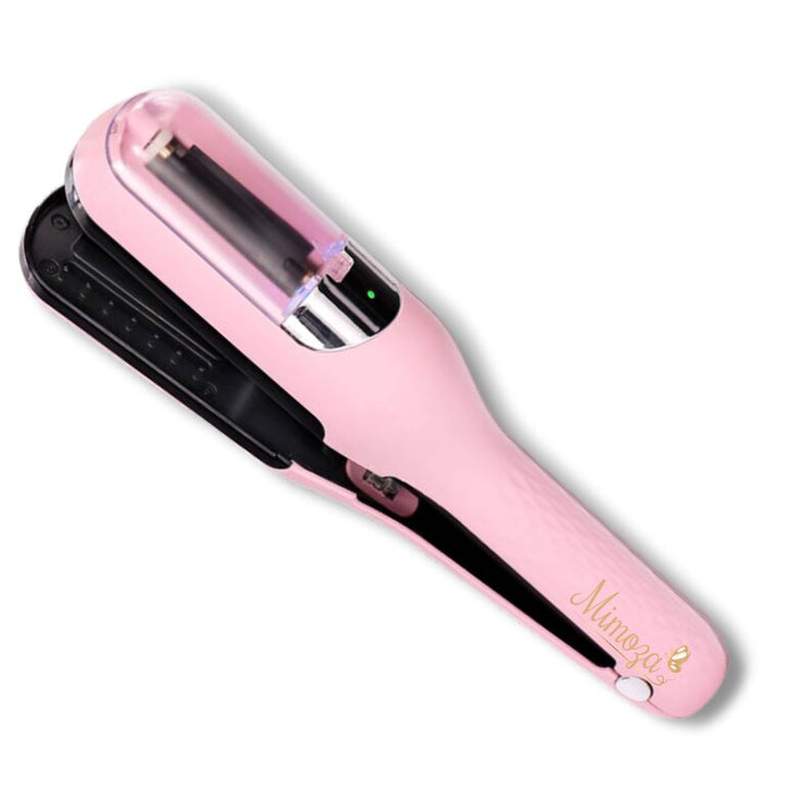 Close-up of women's split ends trimmer, showing precision blades for effective hair repair.