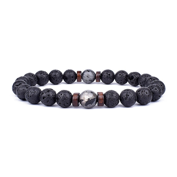 Elegant women's stone bracelet, a black gemstone accessory, perfect for enhancing any fashion ensemble.