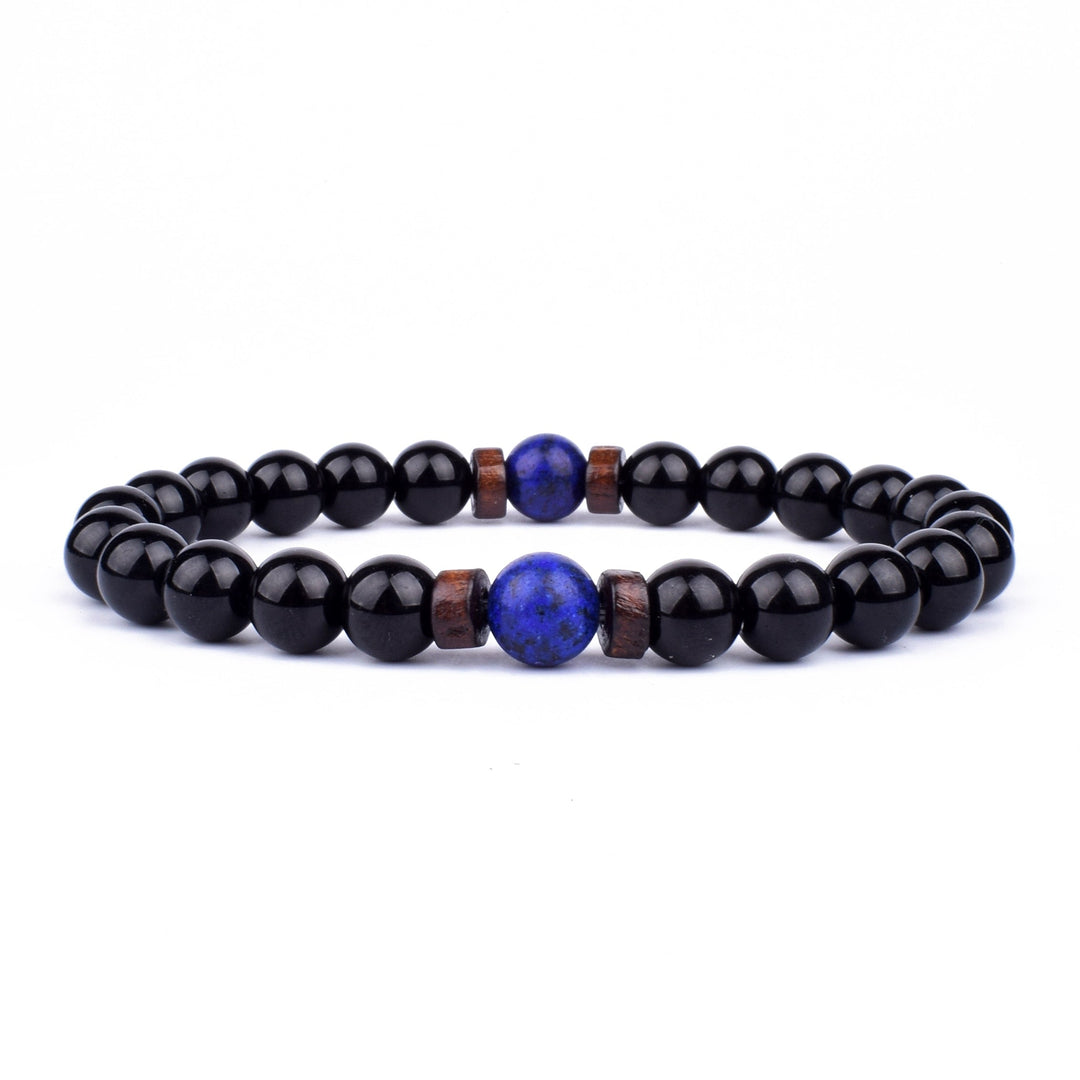 Elegant blue stone bracelet, a sophisticated natural gemstone accessory for women, perfect for gifting.