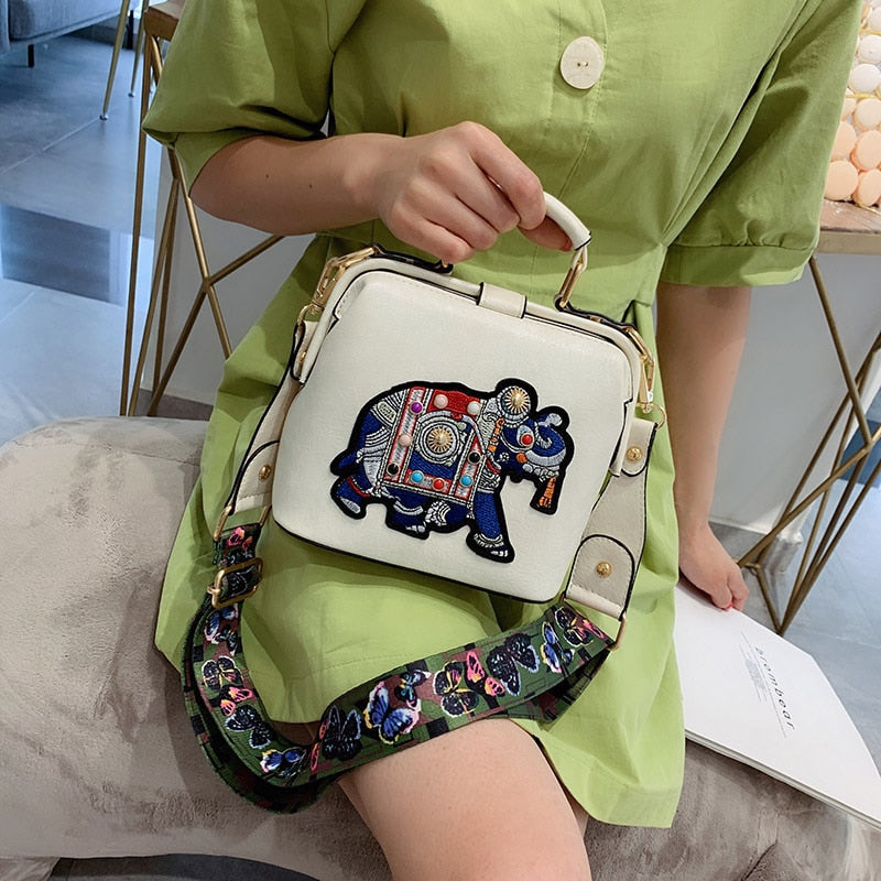 Comfortable and stylish embroidered mandala shoulder bag, great for everyday use by women, boho design
