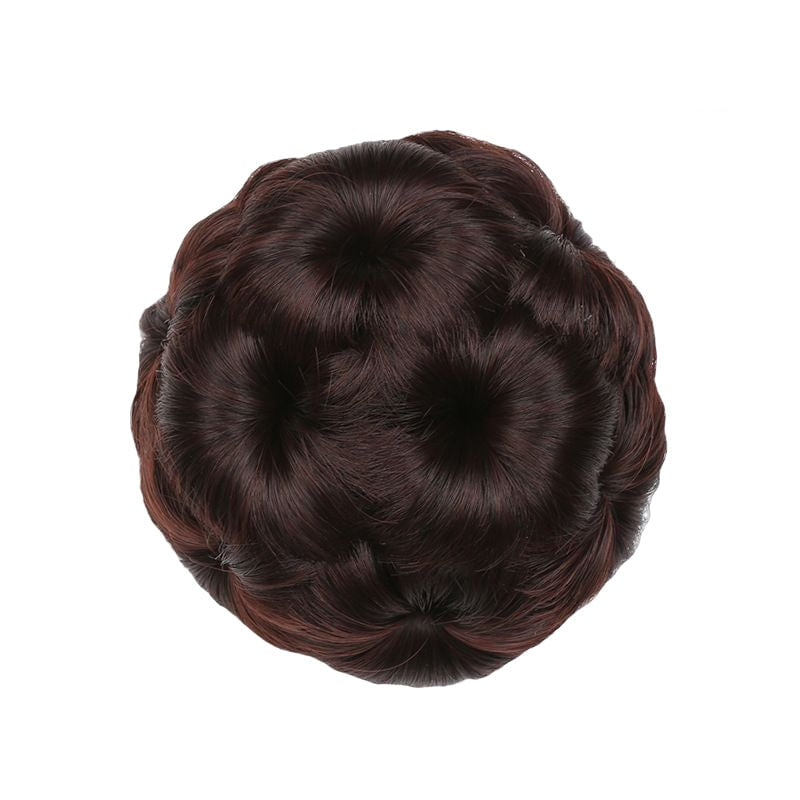 Chic women's flower hair clip with extension for instant updo transformation.