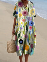 Multicolored floral