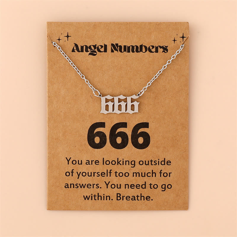 Women's durable silver angel numbers necklace, stainless steel, spiritual symbolism.