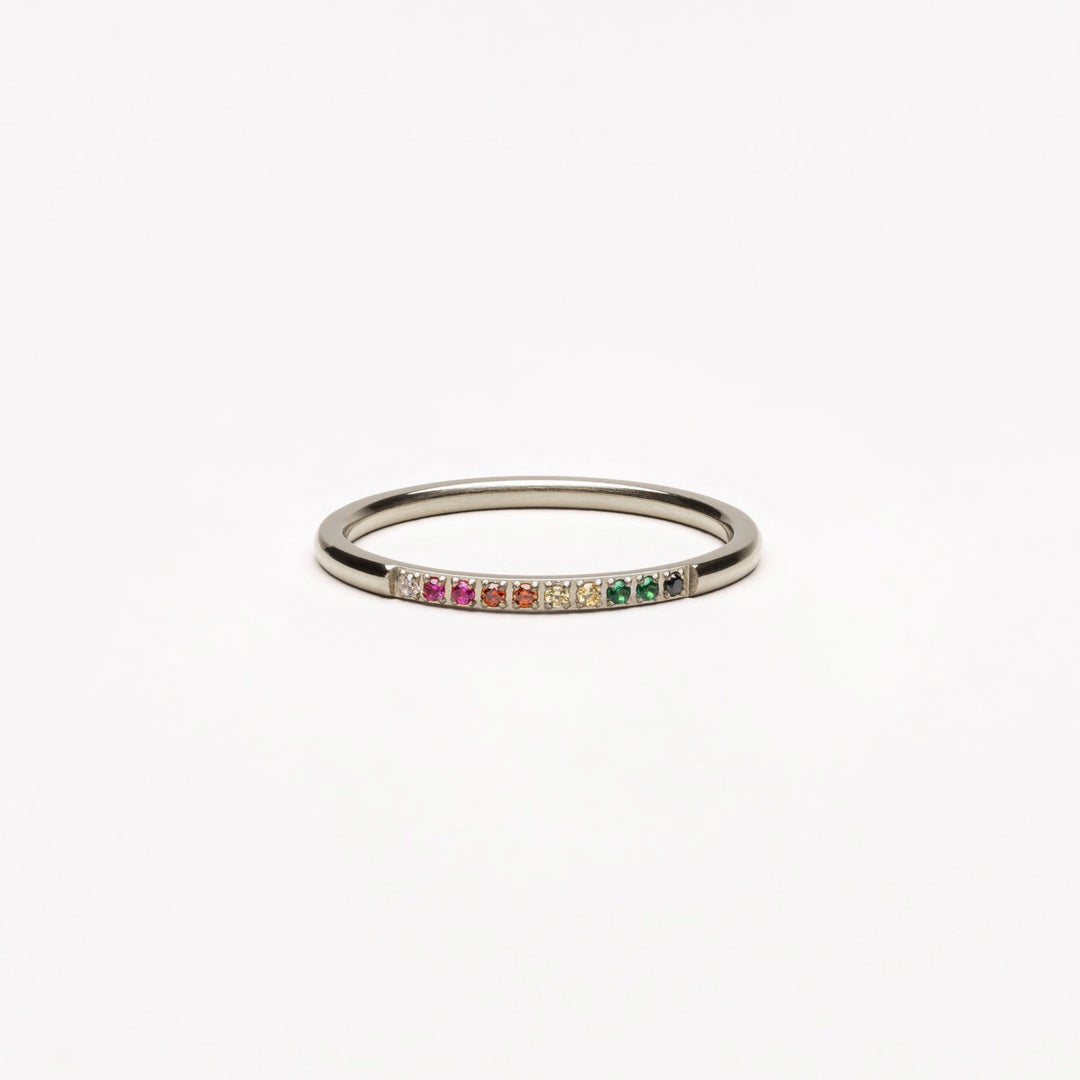 Beautiful gold gemstone ring for women, a perfect colorful jewelry gift for her. Elegant and stylish.