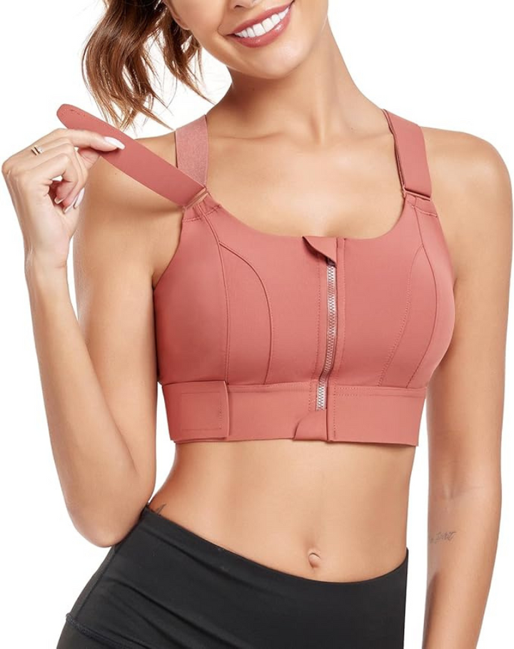 Versatile women's high support sports bra for high-impact activities. Your go-to workout gear & running bra.