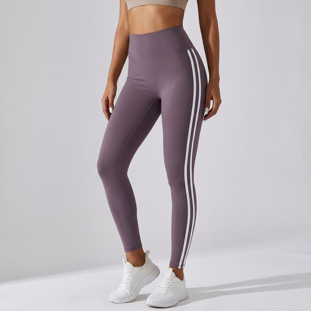 High-waisted seamless yoga pants for women, moisture-wicking and comfortable fitness wear