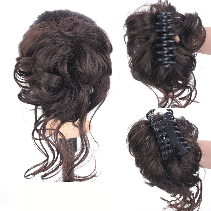 DailyBun synthetic hair extension, an easy-to-wear messy bun for women wanting extra volume.