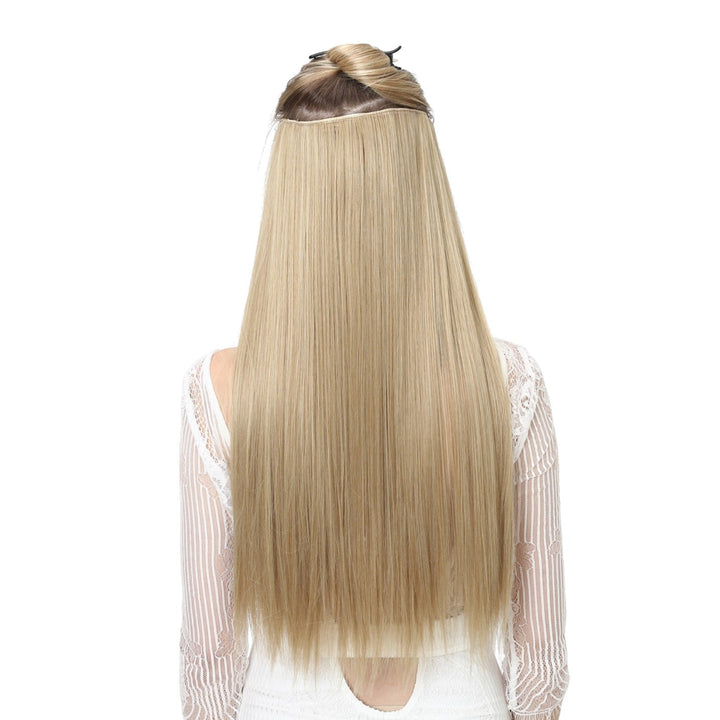 Blonde Keratin Clip-in Hair Extensions. Add natural volume & length to women's hair.