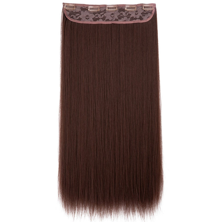 Black clip-in extensions, keratin treated. Instant hair volume & length for women.