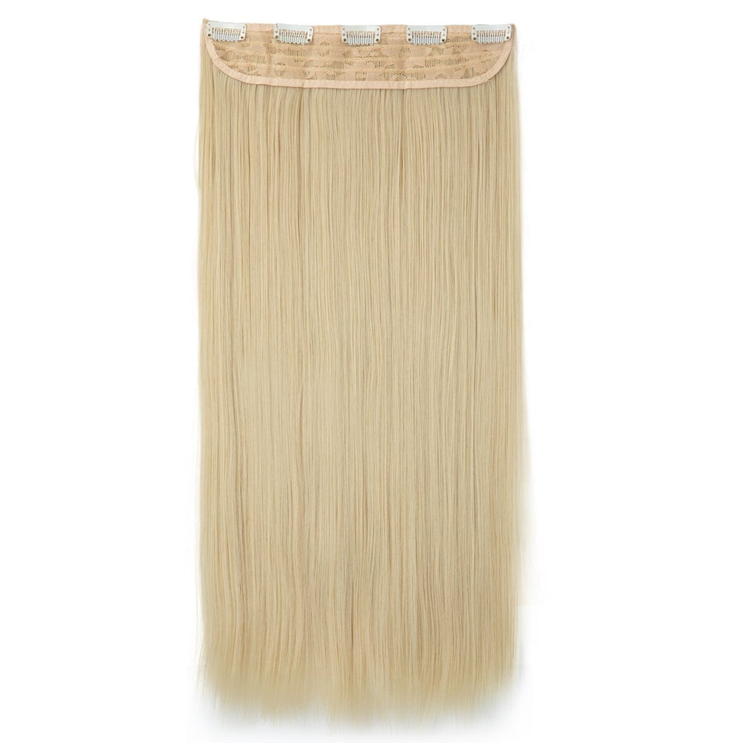 Black Keratin Clip-in Extensions for instant hair transformation, volume & length.