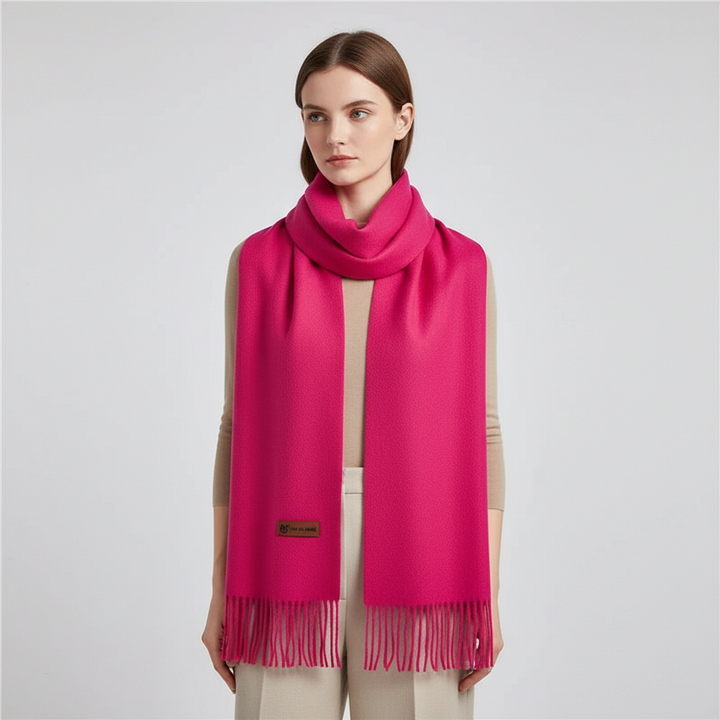 Beautiful women's soft cashmere feel scarf, an elegant and warm accessory gift.