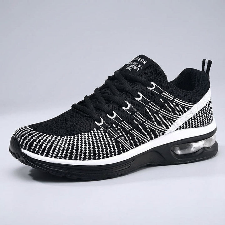 Stylish women's pink breathable sneakers, lightweight design with orthopedic comfort for active women