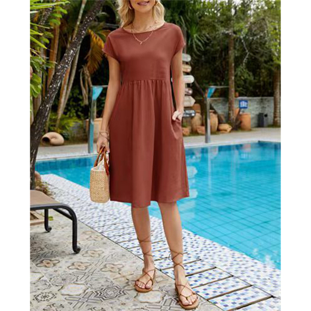 Versatile women's Livia jersey summer dress. Easily transition from casual daytime to stylish evening wear.